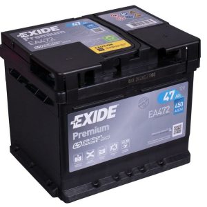 Akumulstors EXIDE PREMIUM EA472 12V 47Ah 450A(EN) 210x175x175 0/1 EAN3661024034265