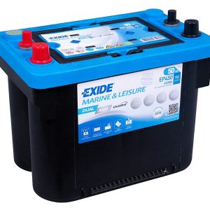 EXIDE MARINA Dual AGM 12V 50Ah(c20) 750A(EN) 260x173x206 1/DT EAN3661024035972