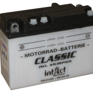 156 x 57 x 116 + - Intact Bike Power 6V 12Ah(c20) 80A(EN) 6N12A-2D B54-6A EAN4250227522342