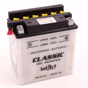 136 x 91 x 146 - + Intact Bike Power 12V 11Ah(c20) 90A(EN) CB10L-A2 EB10L-A2 EAN4250227522397