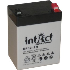 Intact Block-Power 12 V 2,9Ah (c20) 79x56x105 0/S-4.8 EAN4250227551175