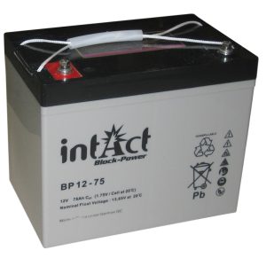Intact Block-Power 12 V 75Ah (c10) 260x170x210 1/F-M6 EAN4250227551328
