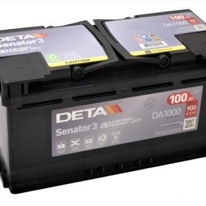 DETA SENATOR3 DA1000 12V 100Ah 900A(EN) 353x175x190 0/1 EAN3661024024259
