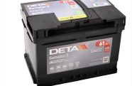 DETA SENATOR3 DA612 12V 61Ah 600A(EN) 242x175x175 0/1 EAN3661024024273
