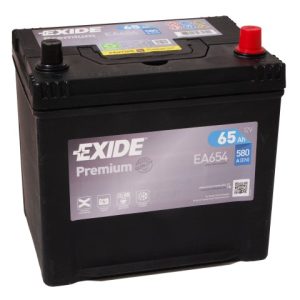 EXIDE PREMIUM EA654 12V 65Ah  580 A(EN) 230x172x220 0/1 EAN3661024034142