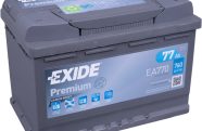 EXIDE PREMIUM EA770 12V 77Ah 760A(EN) 278x175x190 0/1 EAN3661024034241