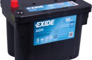EXIDE AGM Orbital Starter EK508 12V 50Ah (c20) 800A(EN) 260x173x206 9/1 EAN3661024036481