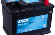 EXIDE AGM EK600 12V 60Ah(c20) 680A(EN) 242x175x190 0/1 EAN3661024036498
