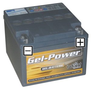 Intact Gel-Power 12 V 22Ah (c5), 25Ah (c20), 27Ah (c100) 167x176x126 0/G-M5 IZPĀRDOŠANA EAN425022758