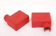 Klemmju izolators DIN, 20mm, sarkans, labais